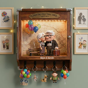 Old Couple Acrylic Key Hanger - Personalized Gifts For Couple 04tgta130126