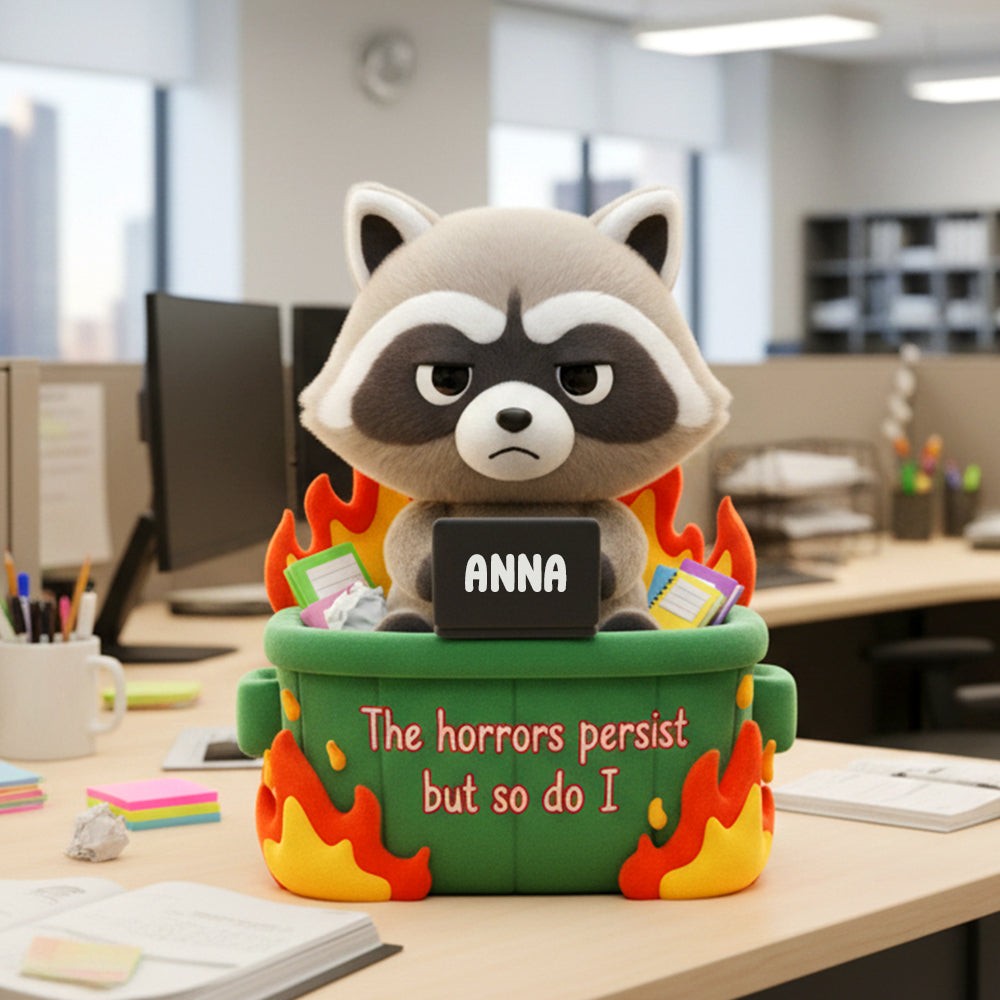 Workday Raccoon Adventures Pillow  - Personalized Gifts For Coworkers 06NATN151125