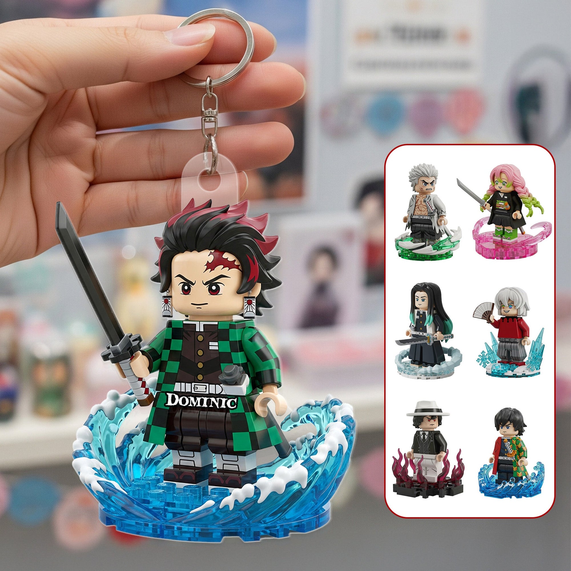 Personalized Gifts For Fans - Darkness Hunter Custom Shape Acrylic Keychain 02pgmg080925