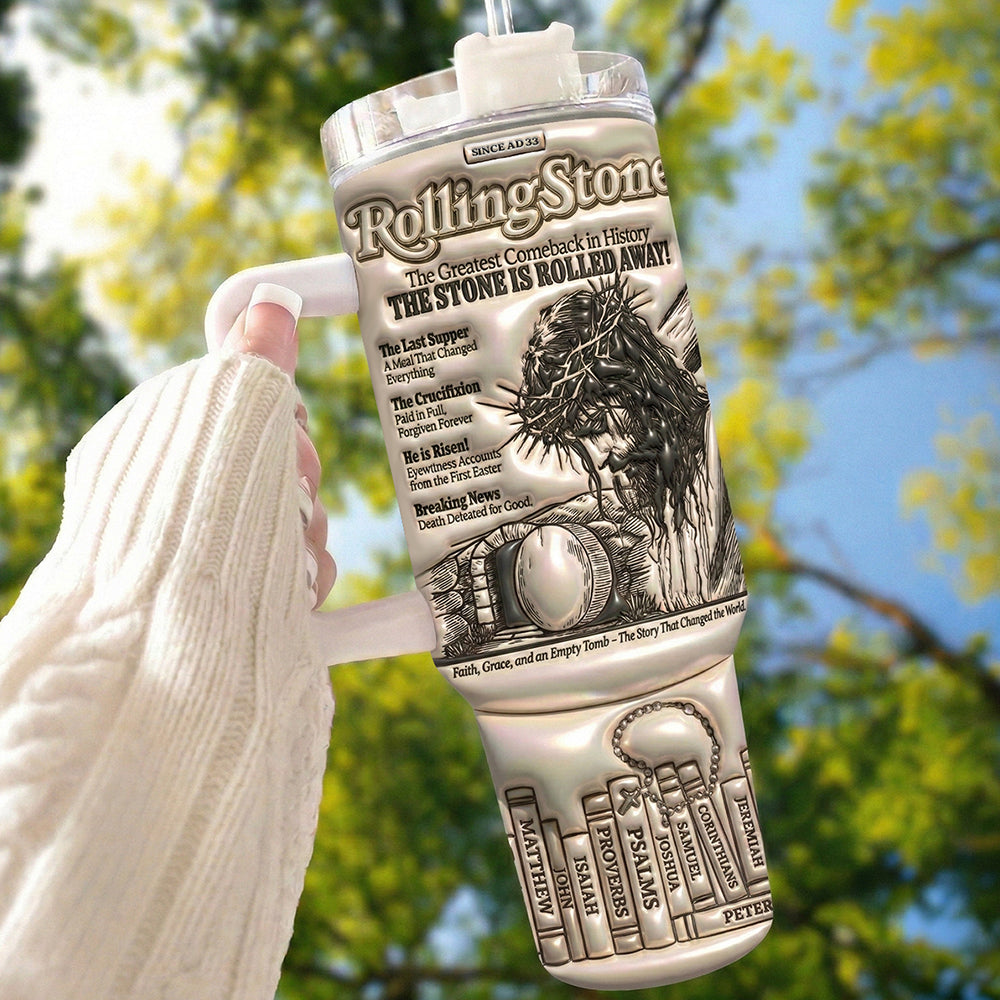 Easter Faith Tumbler Handle Personalized Gifts For Christians 03QHDT050326