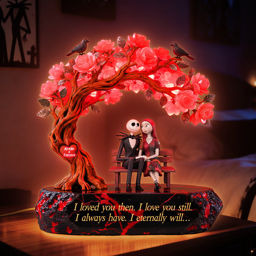 Spooky Couple Acrylic Light Box - Personalized Gifts For Couple 03kita201225