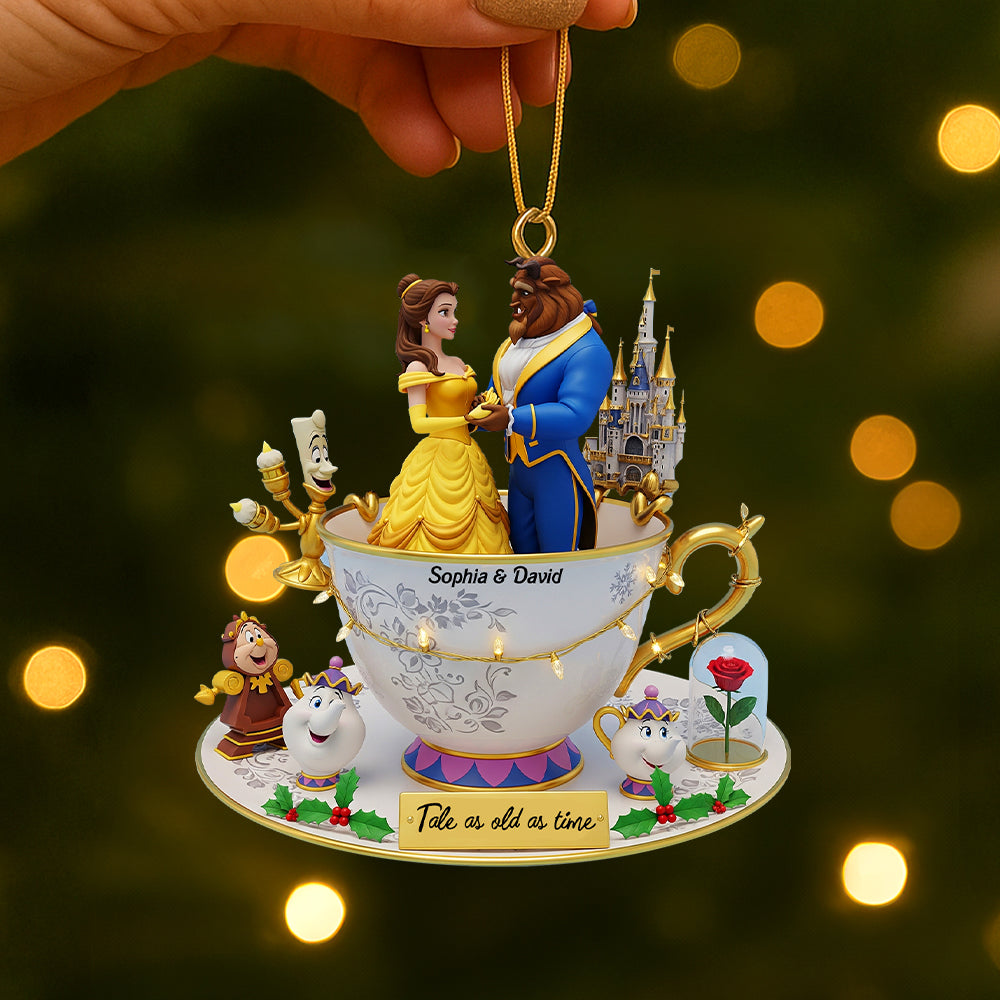 Fairy Tales Christmas Acrylic Ornament Personalized Gifts For Couple 04ohtn140825
