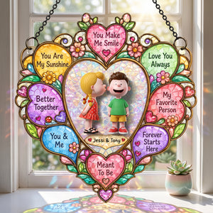 Better Together Couple Suncatcher - Personalized Gifts For Couples 01NALU220726