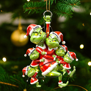 Fun Playing Family Hangng Ornament - Personalized Gifts For Family 03QHDT061025