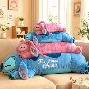 Cute Lazy Family Shaped Pillow, Personalized Gifts For Family 02qhtn151225