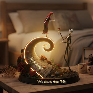 Romantic Couple Acrylic Light Box - Personalized Gifts For Couple 06kidt011225