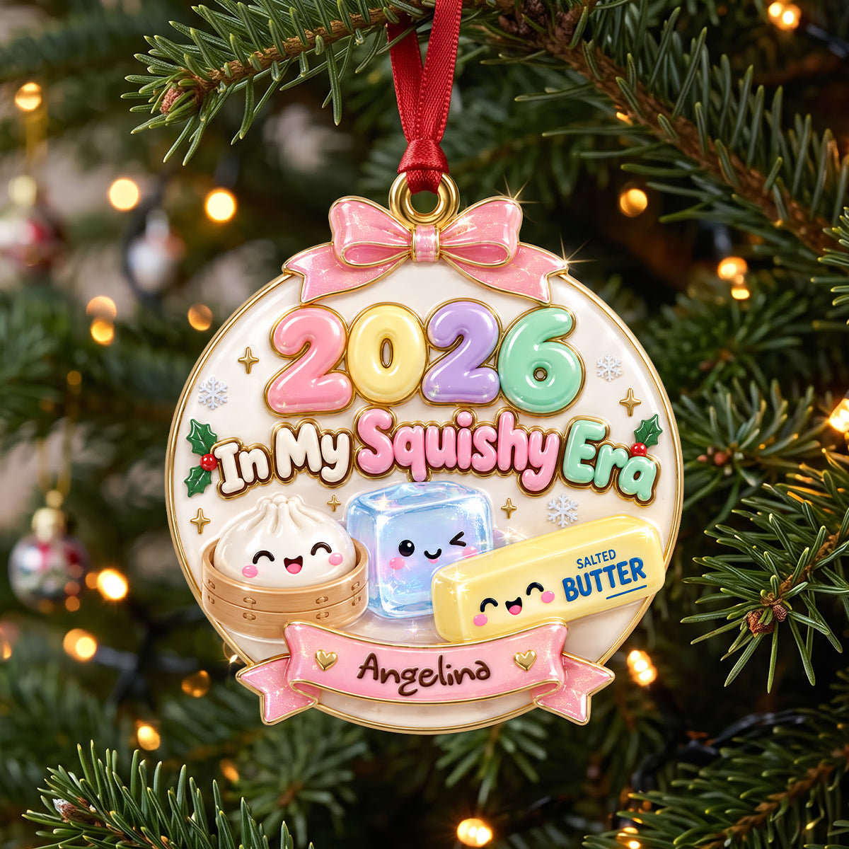 Cozy Squishy Era Christmas Ornament - Personalized Gifts 06hudh191026