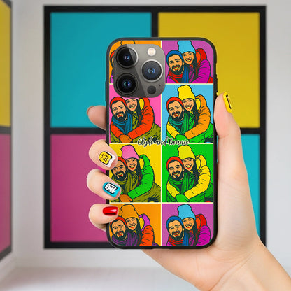 Couple Art Phone Case Personalized Gifts For Couple 02NATA230825