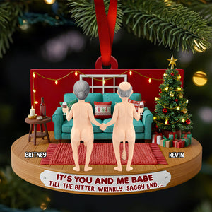 Couple Forever Christmas Ornament Personalized Gifts For Couple 02NADT241025
