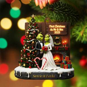 Personalized Gifts For Newlyweds Christmas Ornament 03kita290925
