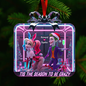 Naughty Couple Christmas Ornament - Personalized Gifts For Couple 02paqn091025
