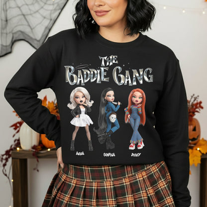 The Baddie Gang Shirt, Personalized Gifts For Horror Fan Friends 03qhtn100925