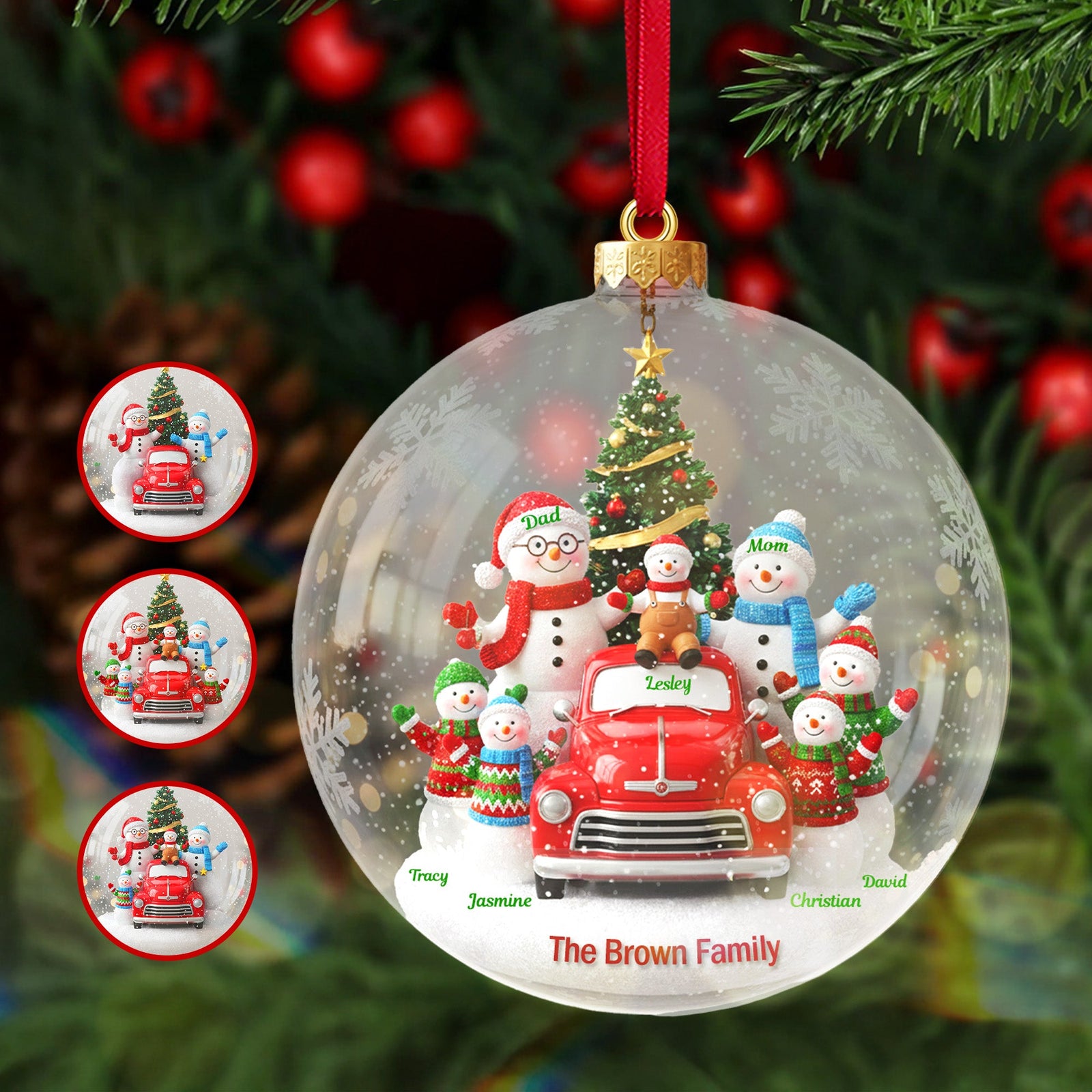 Personalized Gifts For Family Christmas Ornament 01tomg011025