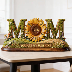 Sunflower Sunshine Acrylic Plaque - Personalized Gift For Mom 01HYTN290126