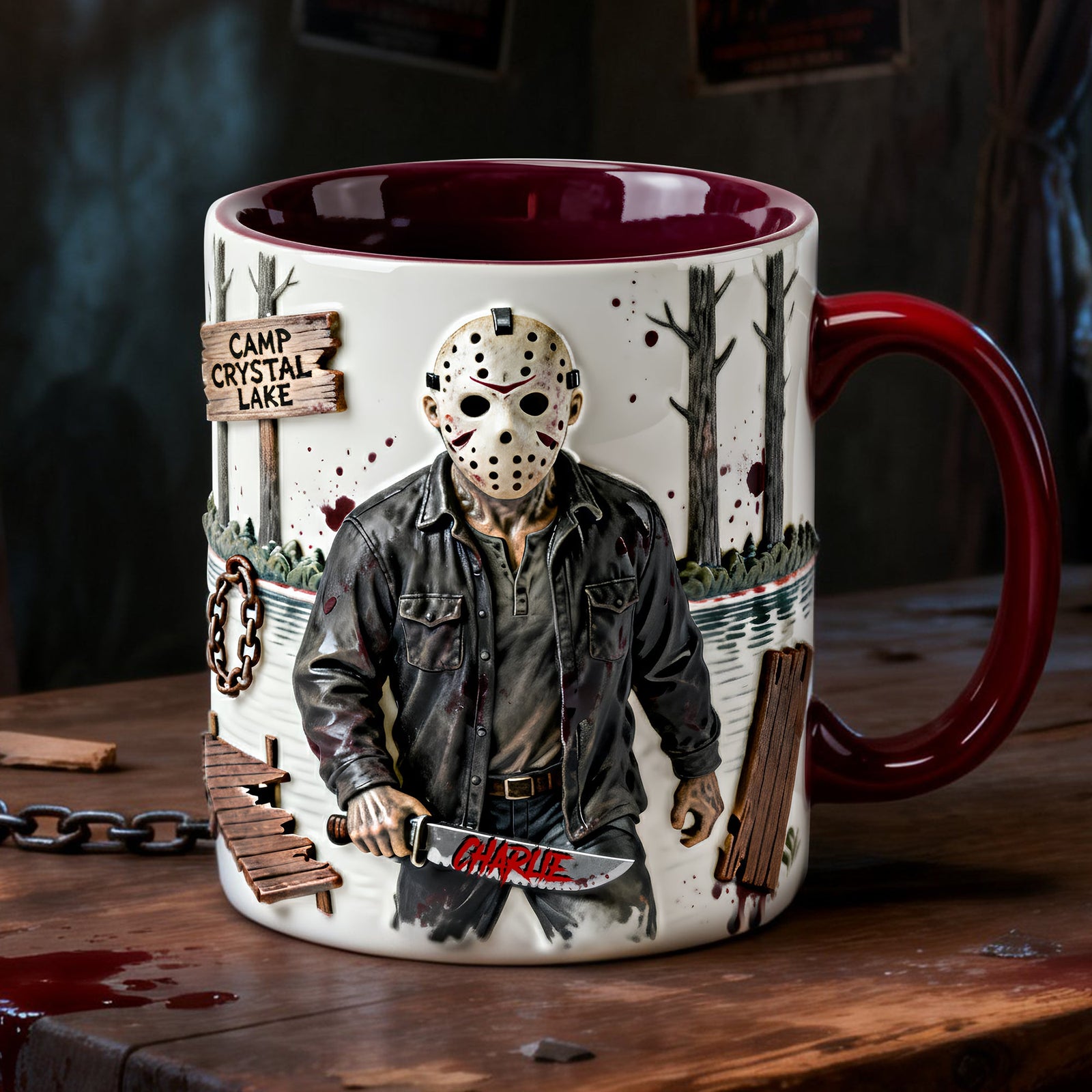 Creepy Villain Accent Mug - Personalized Gifts 03nalu060126