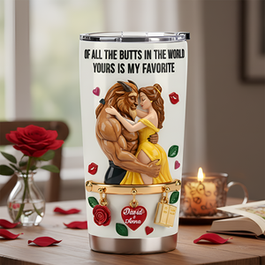 Romantic Fairytale Couple Tumbler - Personalized Gift For Couples 01NALU060126
