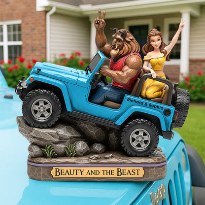 Monster & Princess  Acrylic Plaque - Personalized Gifts For Off-road Couple 04qhqn040625