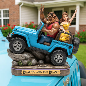 Monster & Princess  Acrylic Plaque - Personalized Gifts For Off-road Couple 04qhqn040625