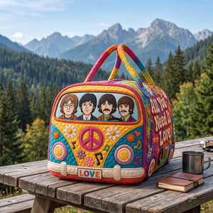 The Beatles Quilted Duffle Bag - Personalized Gifts For Music Lovers 04NATN020726