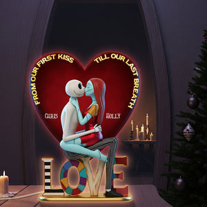 Personalized Gifts For Couple, Custom Shape Acrylic Light Box 01nata311025