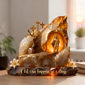 Holy Jesus Christ Resurrection Plaque, Easter Gifts For Christians 01qhdt070326