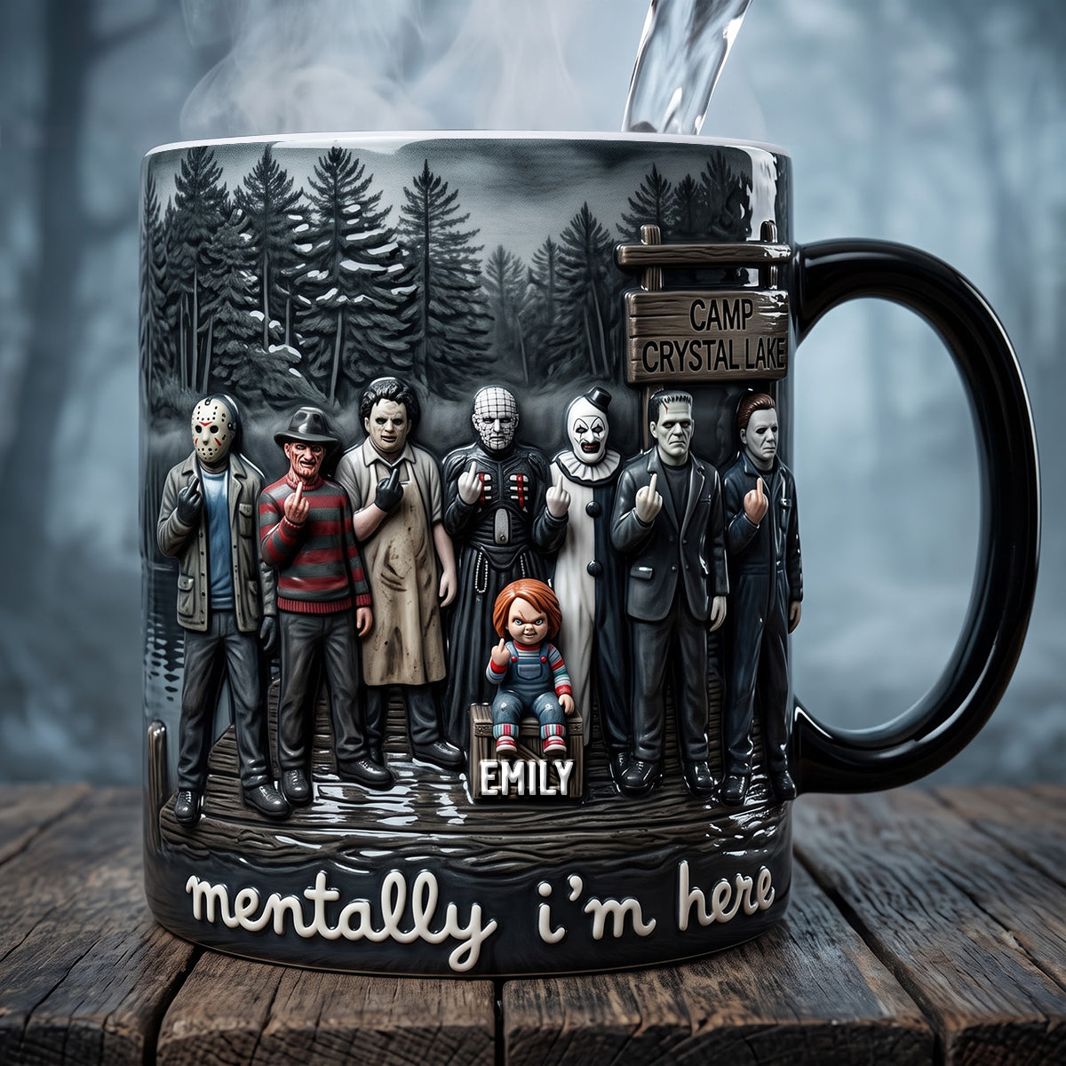 Dark Soul Magic Mug, Personalized Gifts For Horror Lovers 04qhdh180826