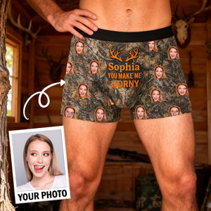 Naughty Couple Boxer - Custom Photo Gifts For Him Men's Boxers 02HUMG240126