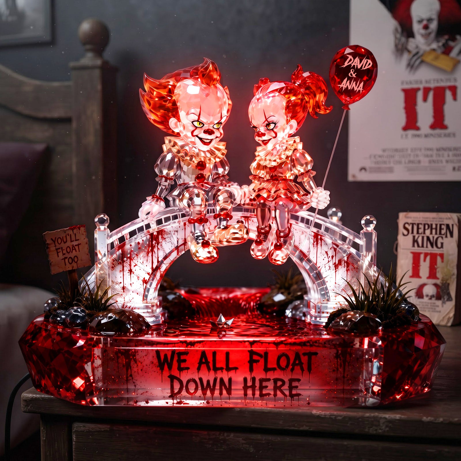 Spooky Couple Acrylic Light Box - Personalized Gifts For Couples 05ohlu070826