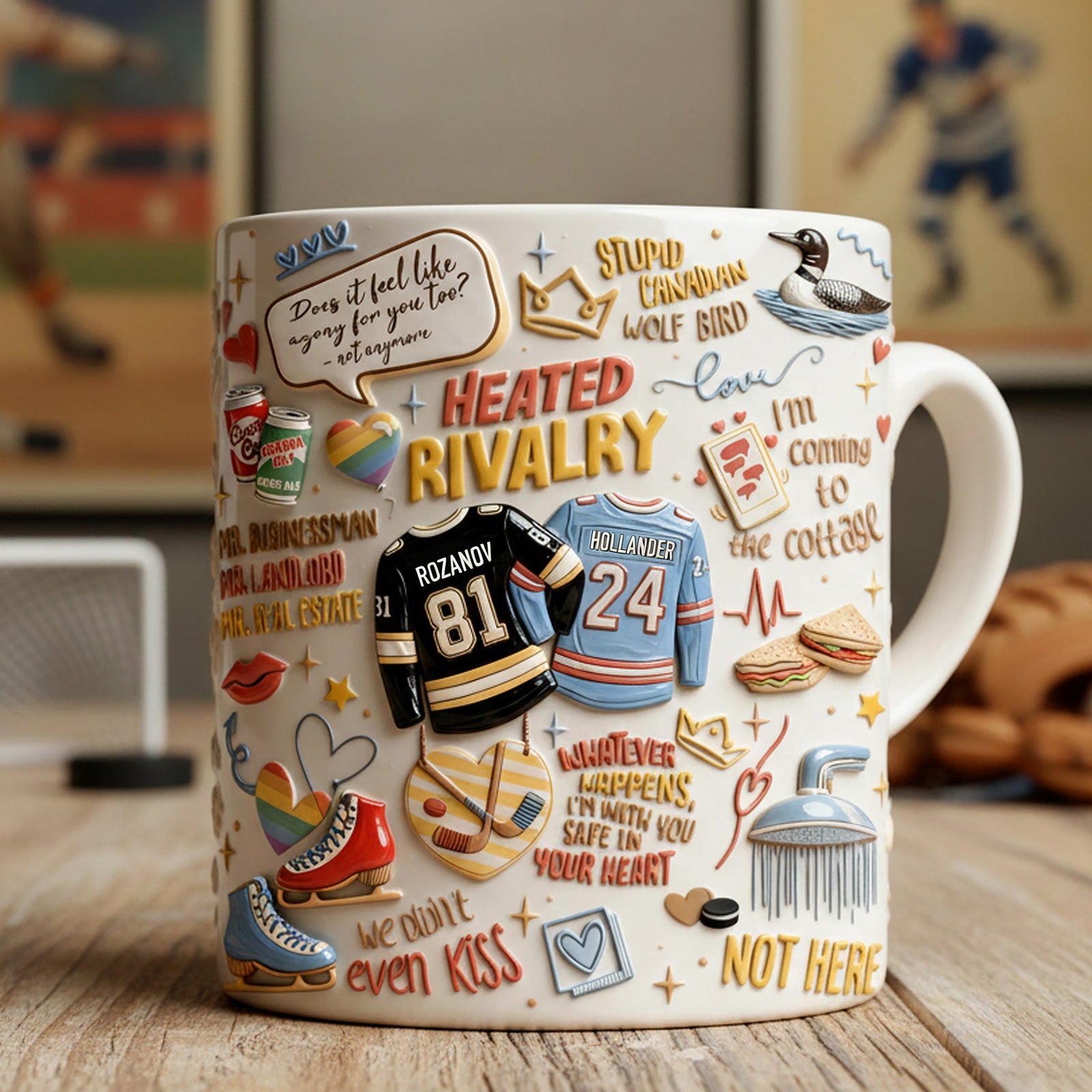Love Hockey Coffee Mug - Personalized Gifts For LGBTQ+ Pride 04namg140126