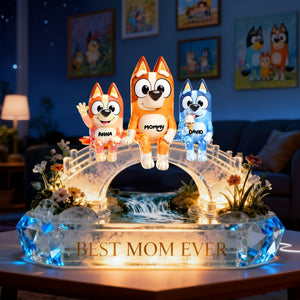 Heartfelt Mom & Her Little Ones Light Box - Personalized Gift For Mom 05OHLU090226