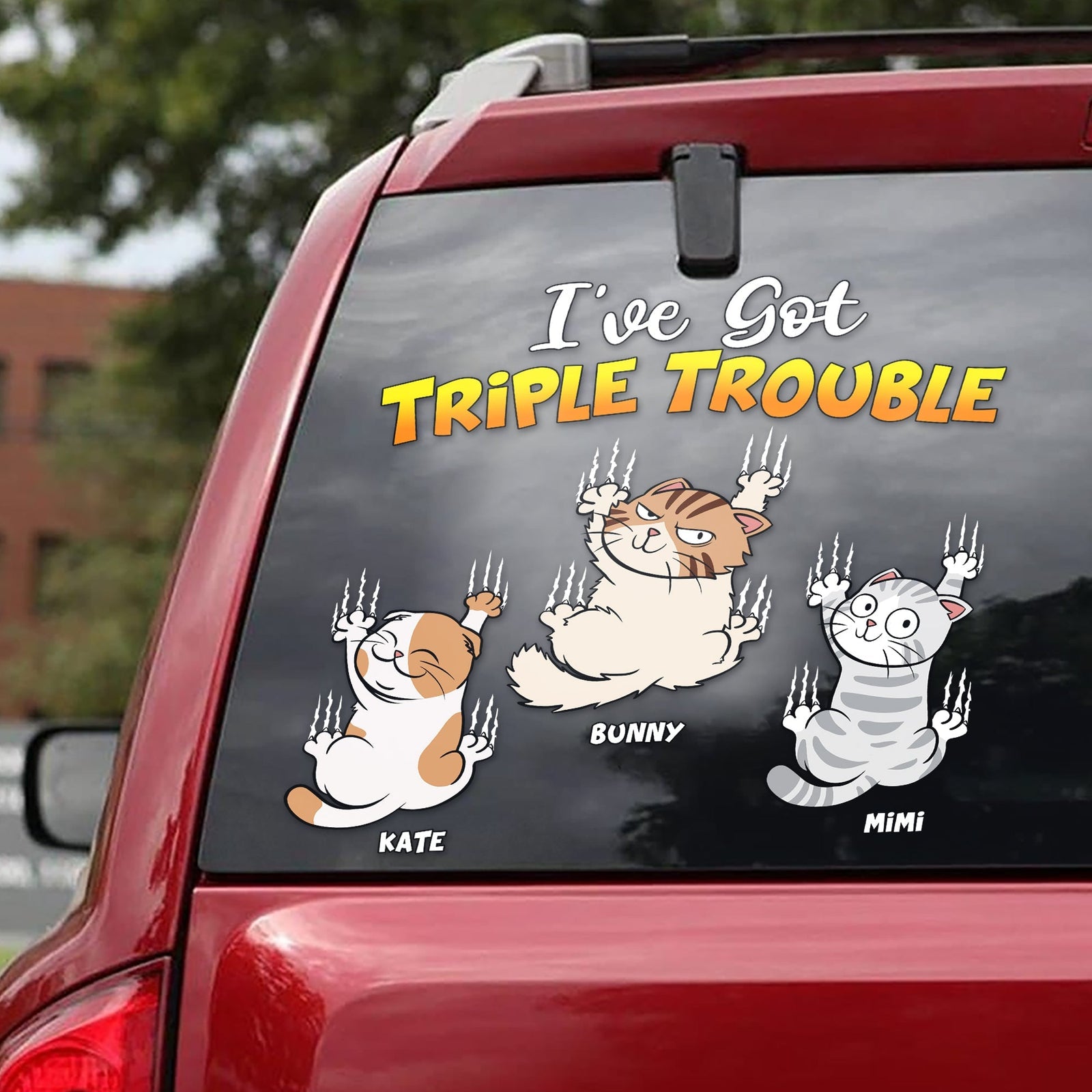 Personalized Gifts For Cat Lover Decal 03OHPU170624-Homacus