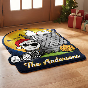 Cute Holiday Welcome Doormat Personalized Gifts 06HUDT121125