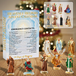 Catholic Saints Advent Calendar Custom Acrylic Blind Box, Christmas Gifts For Christians 01qhtn221025