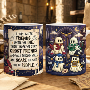 Ghost Friends Coffee Mug - Personalized Gifts For Besties 06nadt300726