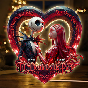 First Kiss Romantic Light Box Personalized Gifts For Couple 03PADT311025