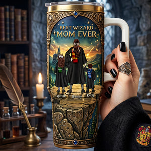 Magical Mom & Kids Adventure - Tumbler Handle Personalized Mother's Day Gifts 03NATA160426