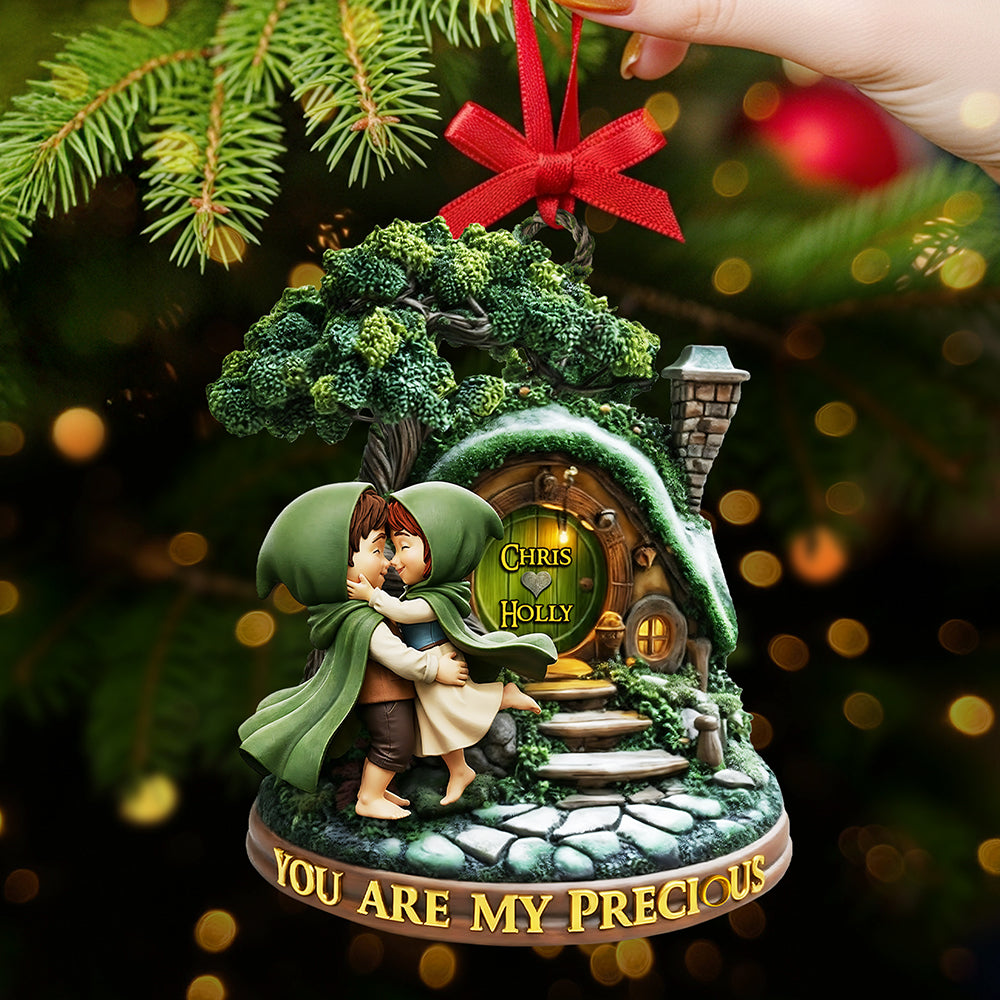 Couple At Fantasy Home Christmas Ornament, Personalized Gifts For Couple 03qhta180925