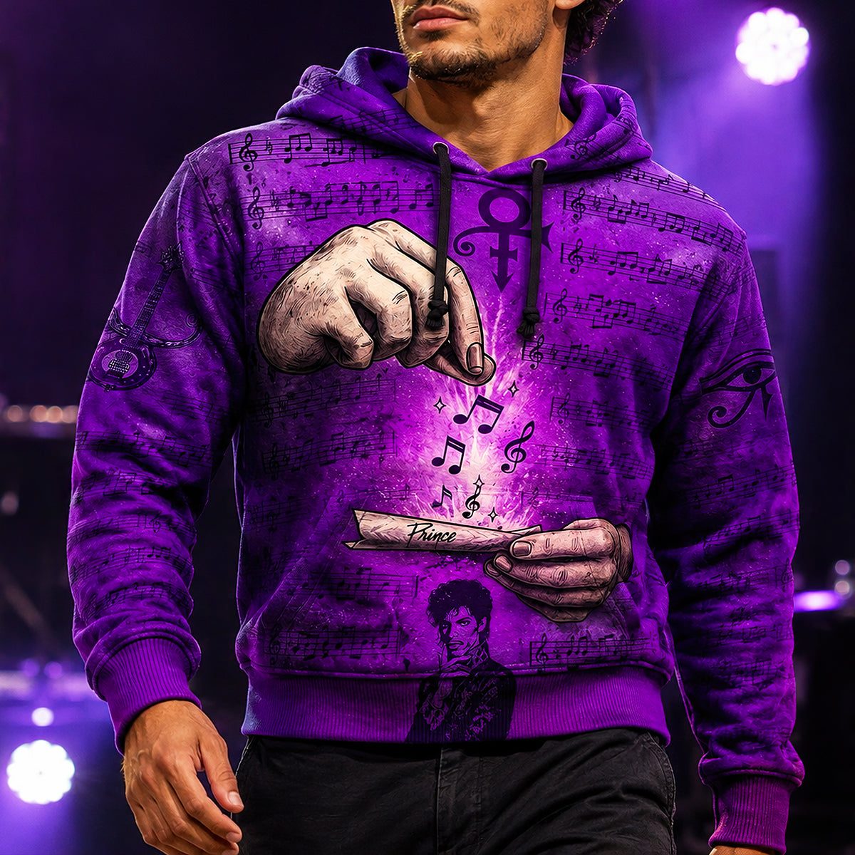 Prince The Musician Music Addict 3D Shirt, Personalized Gifts 02qhdt190826