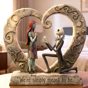Gothic Proposal Couple Acrylic Plaque - Personalized Gift For Couples 05TOTN060126