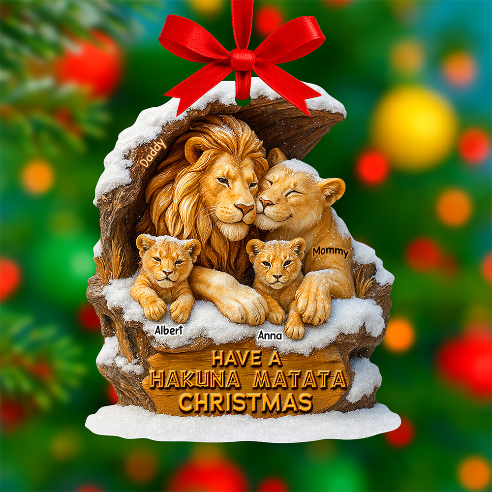 Majestic Family Christmas Ornament, Personalized Gifts For Family 01qhqn270825