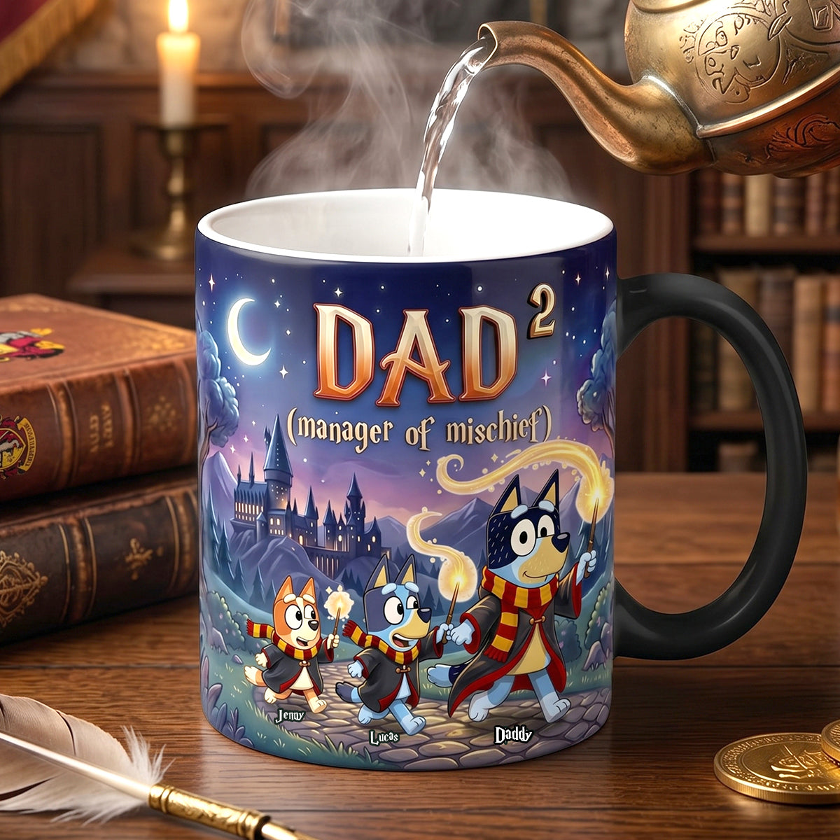 Fun Family Mischief Magic Mug - Personalized Gifts For Dad 03NATN280426