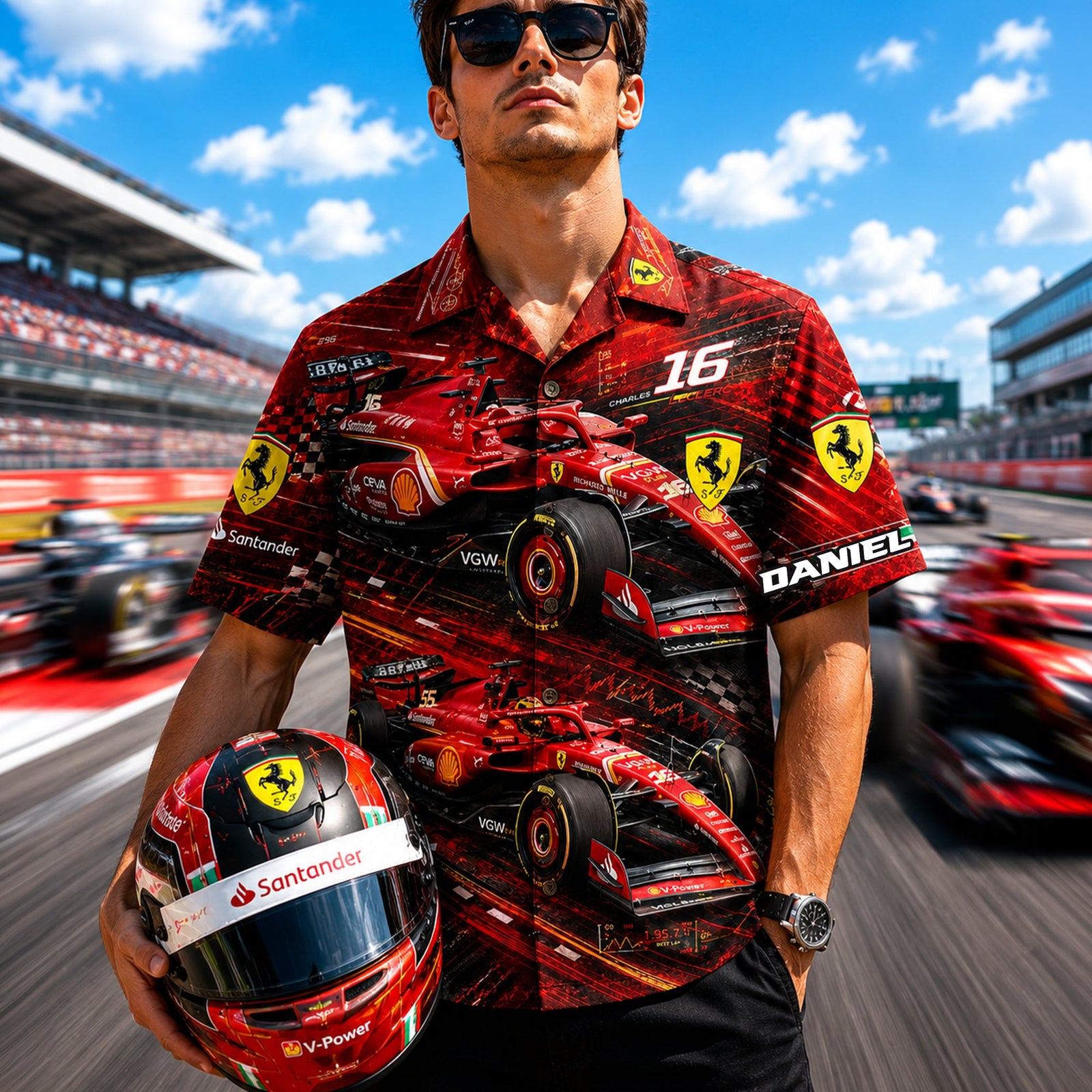 Race Day Hawaiian Shirt - Personalized Gifts For Racing Lovers 02NALU020726