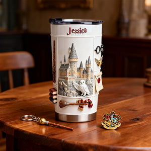Ancient Castle 20oz Tumbler - Personalized Gift For Fantasy Lovers 05NALU251225