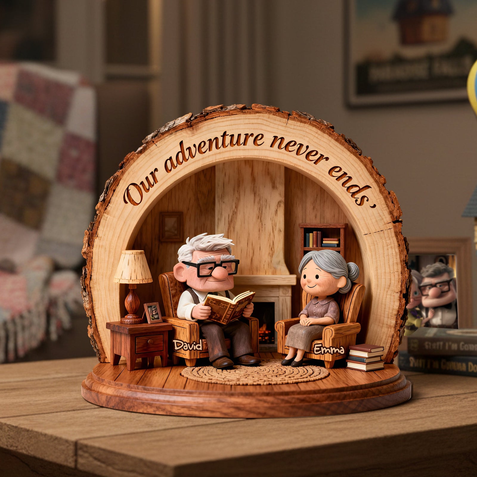 Old Couple Plaque - Personalized Gifts For Couple 04tolu161225