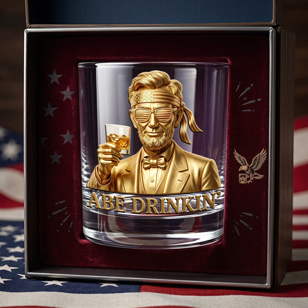 Great Man Drinking Glass - Personalized Gifts For Patriots 01huta280526