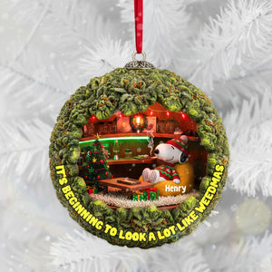 Smoke Lover Ornament - Personalized Gifts For Smoker Christmas Ornament 02TOMG021025