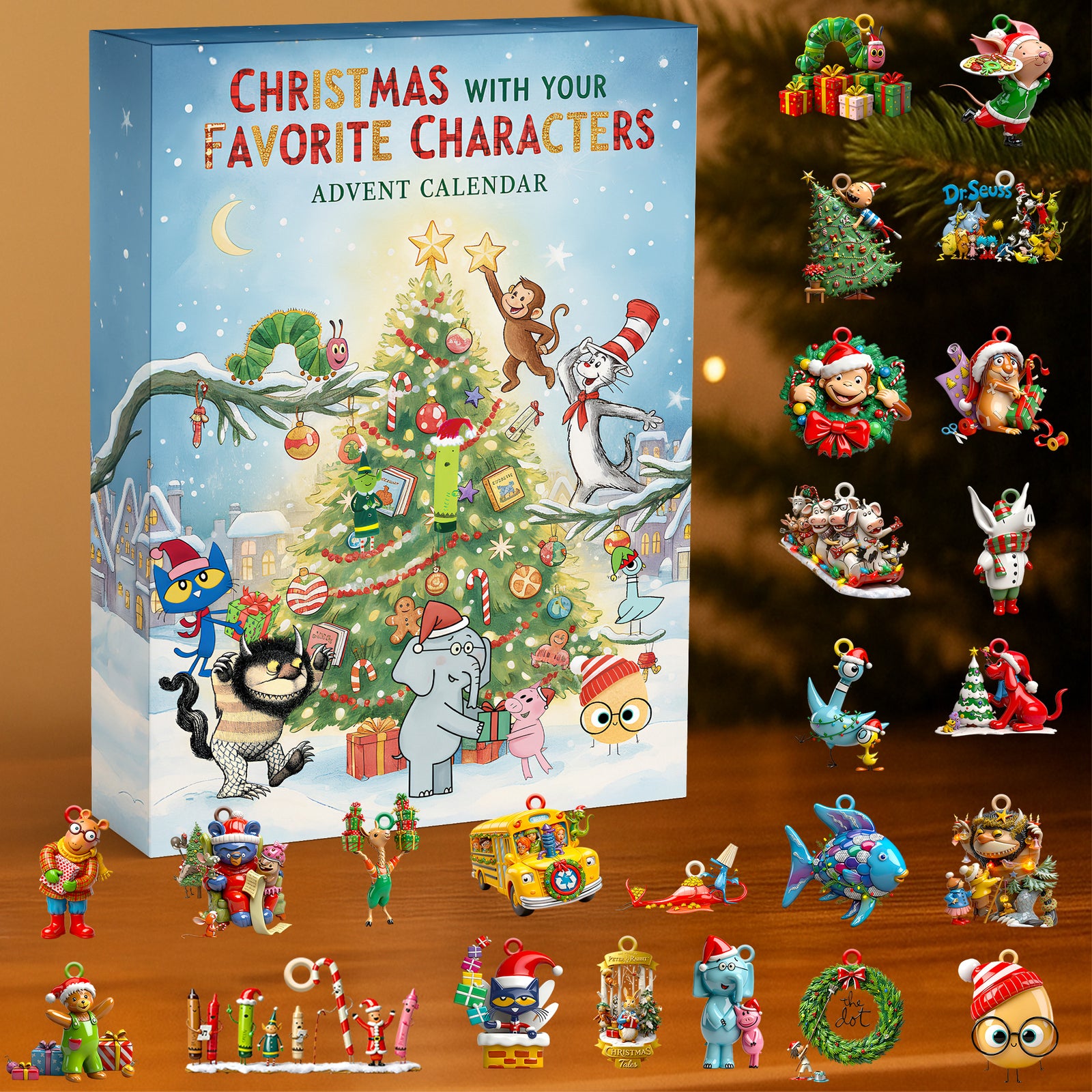 Cute Advent Calendar Custom Blind Box, Gifts For Teacher 03qhdt121125