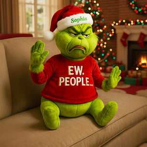 EW People Grumpy Pillow - Personalized Christmas Gifts 02tgdt071125