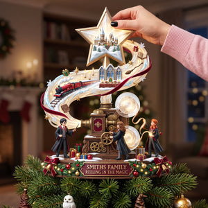 Fantastical World Tree Topper - Personalized Christmas Gifts For Family 03hata180826