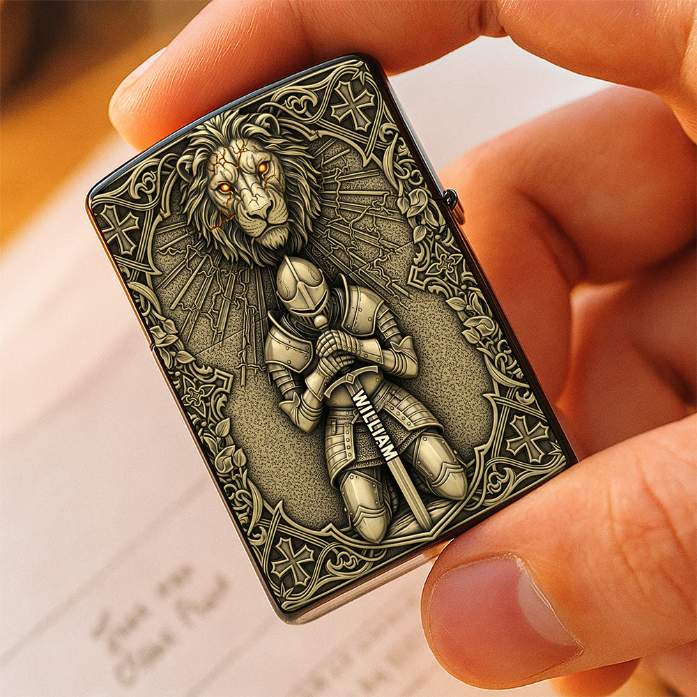 Knight of Faith Lighter – Personalized Gifts For Christians 03naqn040825